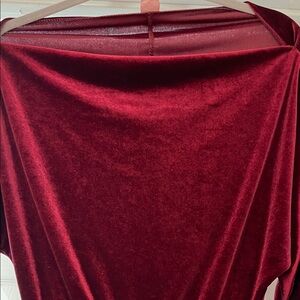 Spicy Windsor Burgundy(not blue) Velvet Jumpsuit